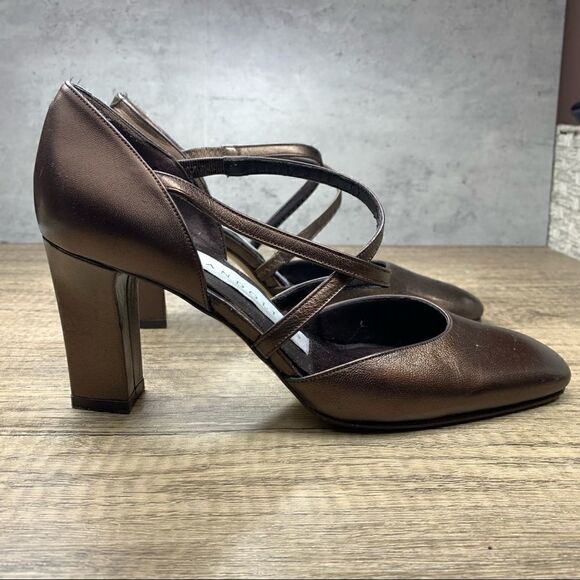 Bandolino~Women’s Brown/Rust~Leather Heels~Size 7M - Picture 2 of 10